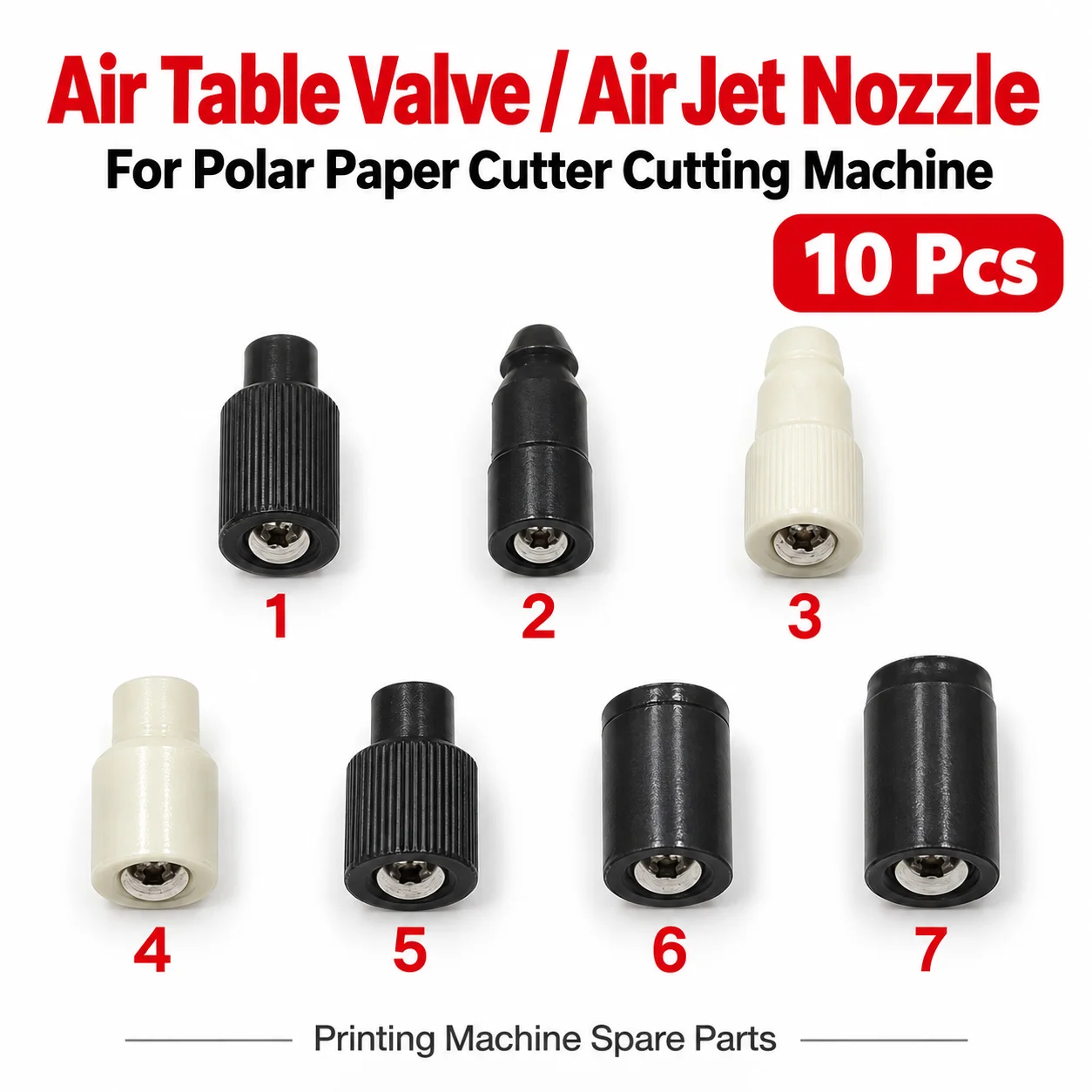 10Pcs Air Table Ball for Polar Paper Cutter Guillotine Cutting Machine Spare Parts