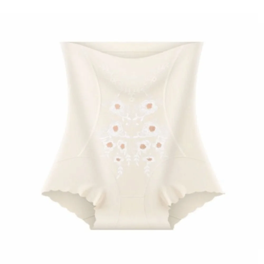 

New 3D Embroidered Tummy Control Shaper Shorts Seamless Full Coverage Waist Trainer Breathable High Waist Butt Lifter Shapewear