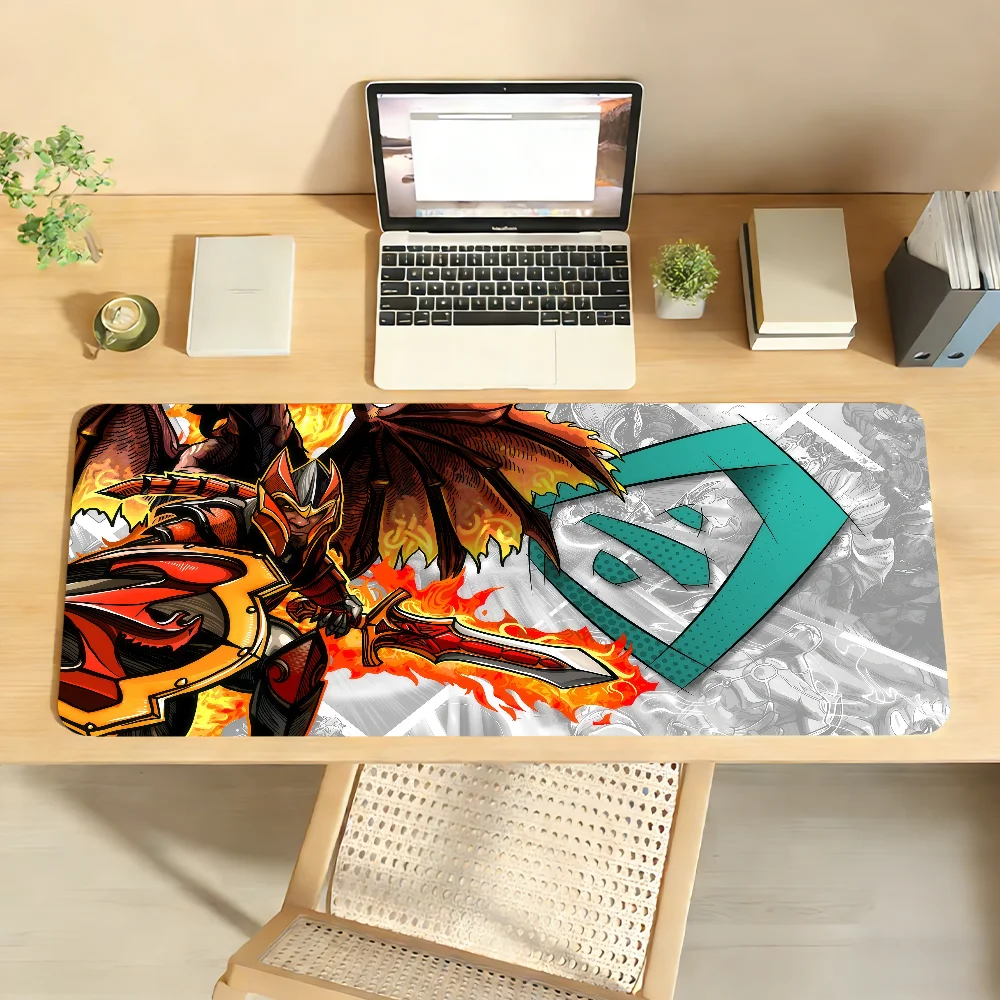 Large Game‑Style Dota 2 Desk Mat, Anti‑Slip Rubber Mouse Pad Mousepad for PC Laptop Computer Home Gaming Desktop Ornament