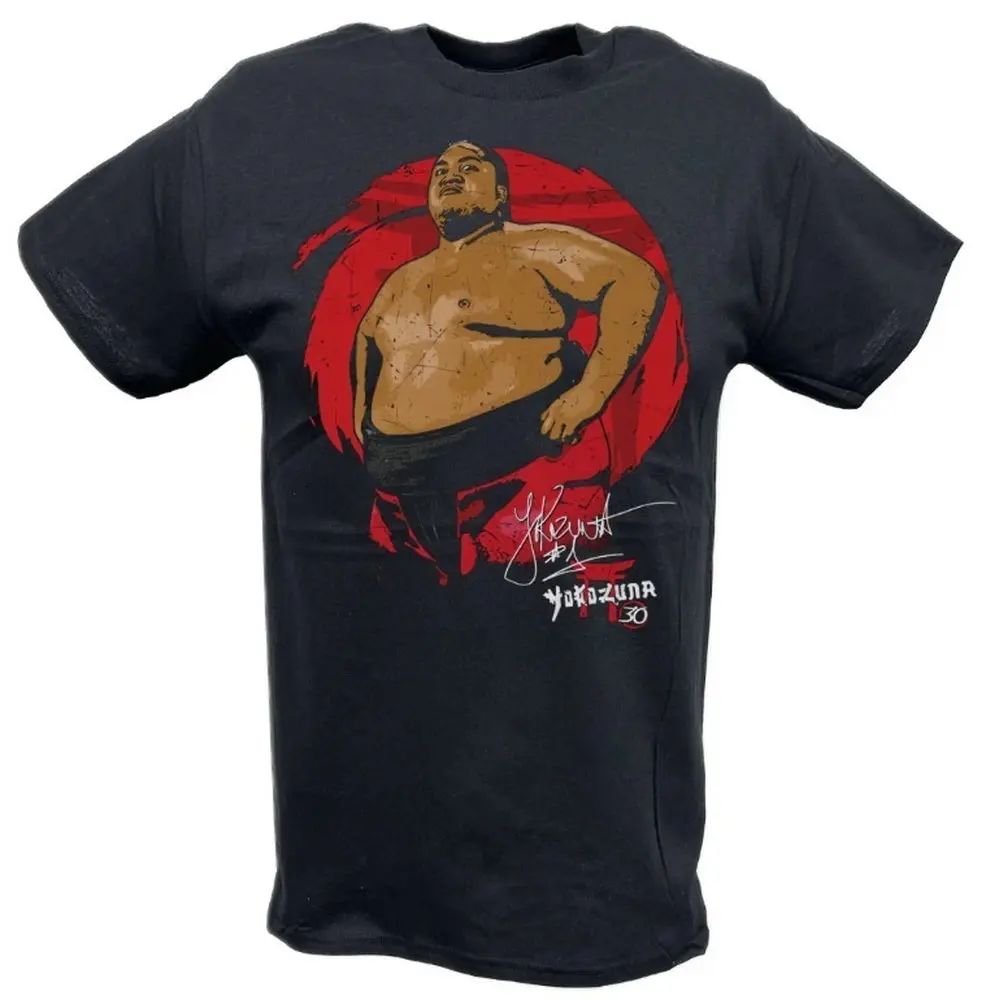 2025 camisetas de gran venta Yokozuna 30 aniversario camiseta 00010173 # A Wrestling Sports TEE Famoso Wrestler FANS ropa de hombre Stree
