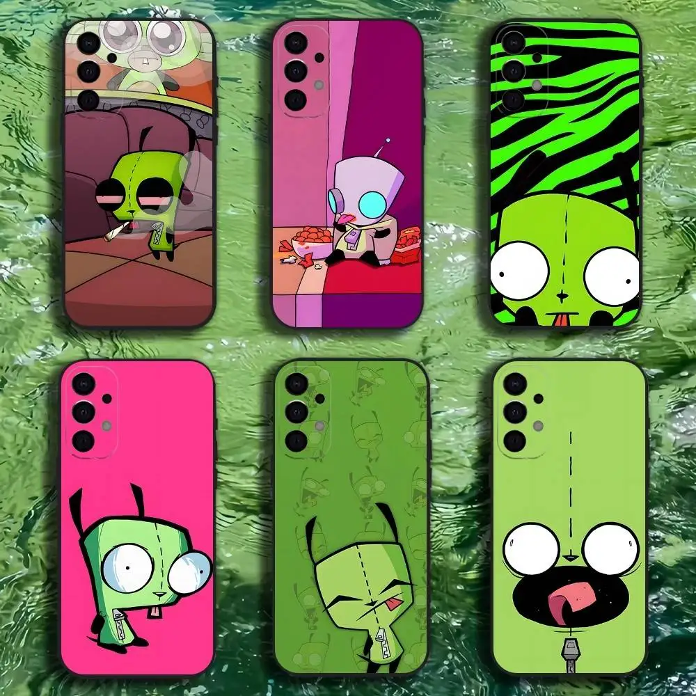 

I-Invader Zim Gir Phone Case For Samsung S25,S24,S21,S22,S23,S30,Ultra,S20,Plus,Fe,Lite,Note,10,9,5G Black Cover