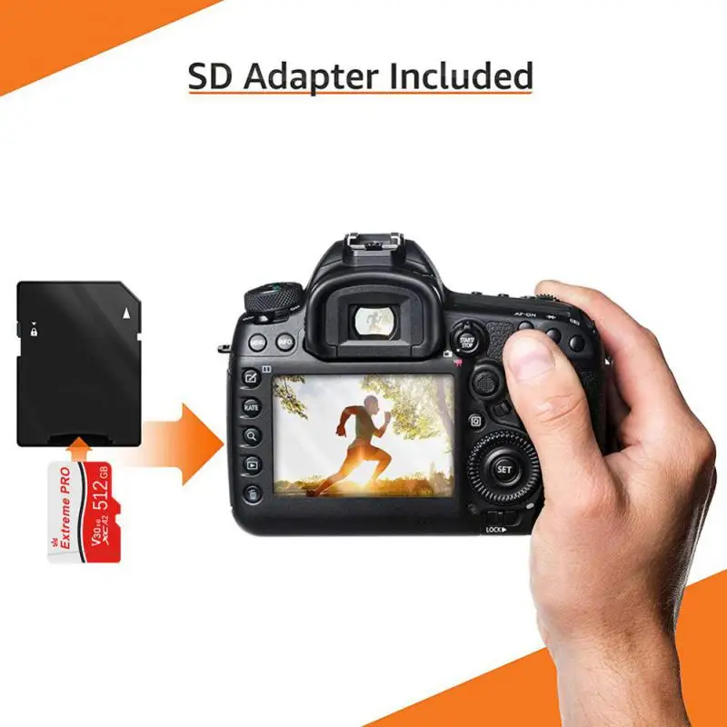 1TB V30 Mini SD Card 2TB 4K 256GB Original Flash Memory Card 128GB 64GB Memoria Micro TF SD Card For Phone Cam Drone