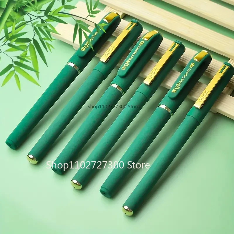 Vibrant Green Ink Gel Pen for School Supplies - Fine Tip 1.0mm, Pack of 1/3 - Top-Quality Office Stationery