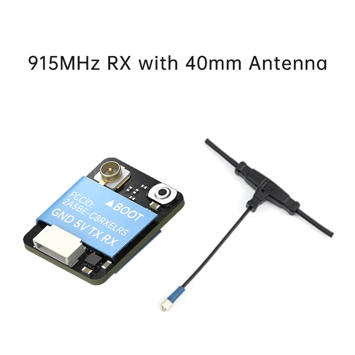 ELRS 868/900MHz Nano RX Receiver Open Source with 40mm Antenna for RC FPV Racing Drone