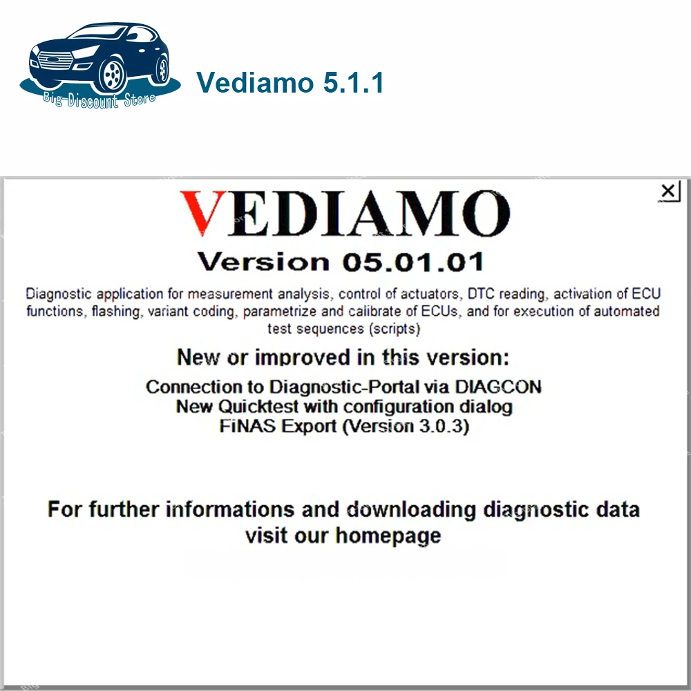 Newest Vediamo 5.01.01  with keygen  for MB STAR C4 C5 OpenPort 2.0 Offline programming By-pass Engineer Software