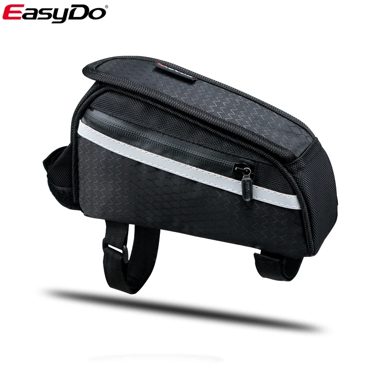 EasyDo, superventas, accesorios para bicicleta, bolsa impermeable para marco de tubo delantero de ciclismo, bolsas para bicicleta de montaña, bolsas para bicicleta con tira reflectante