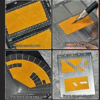 Stainless Steel Model Masking Sheet Easy Cutting Type Board Mat DIY Hobby Craft Tool 2