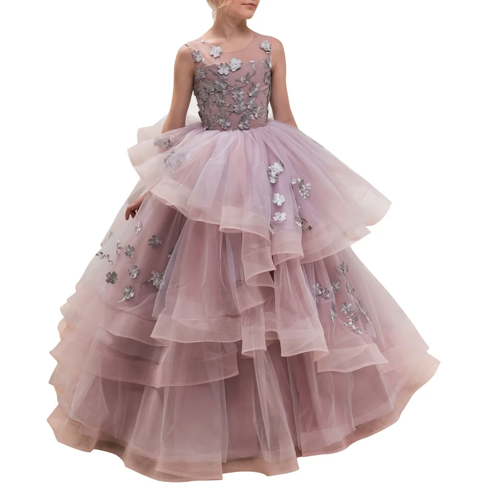 YZYmanualroom vestidos pequeños de host, vestidos de noche para niños, pasarelas, disfraces de piano, niñas, Princesa de verano, hecho a medida