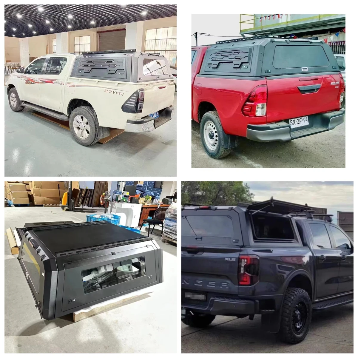 

Waterproof Anti-Rusted for Hilux Revo Aluminum Canopy for Pickup Truck Rear Hard Top Folding Auto Exterior Modify Ranger