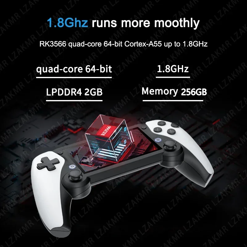 لعبة محمولة 4.3 HD شاشة 256G 70000+ ألعاب مشغل وحدة تحكم مزدوجة ريترو لعبة فيديو محمولة لـ psp ps1 n64 Dream cast White M25