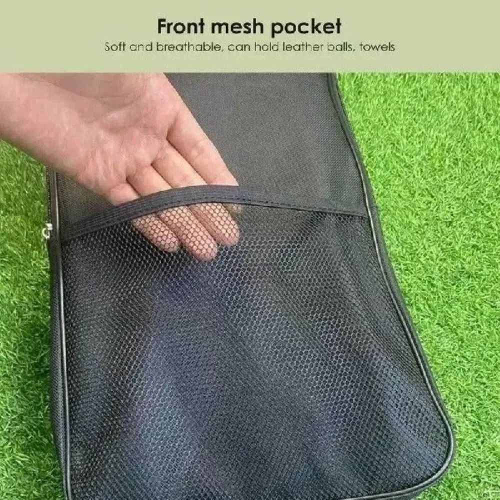 Portable Pickle Racket Bag Professional Backpack Pickleball Paddle Bag Large Capacity Solid Color Racket Organizer Sports