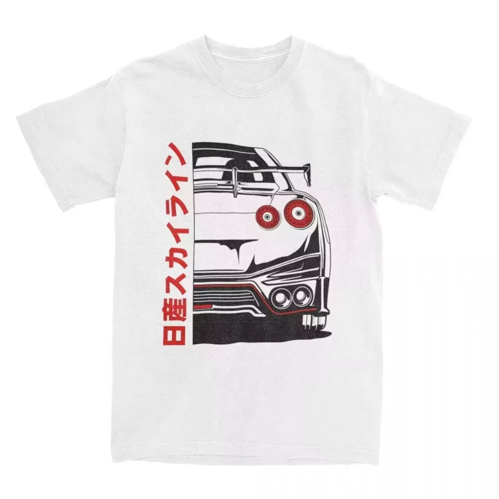 

Трендовая летняя одежда GTR R35, дизайнерские футболки с принтом, мужская и женская одежда из хлопка, винтажная спортивная машина, мужская одежда с короткими рукавами