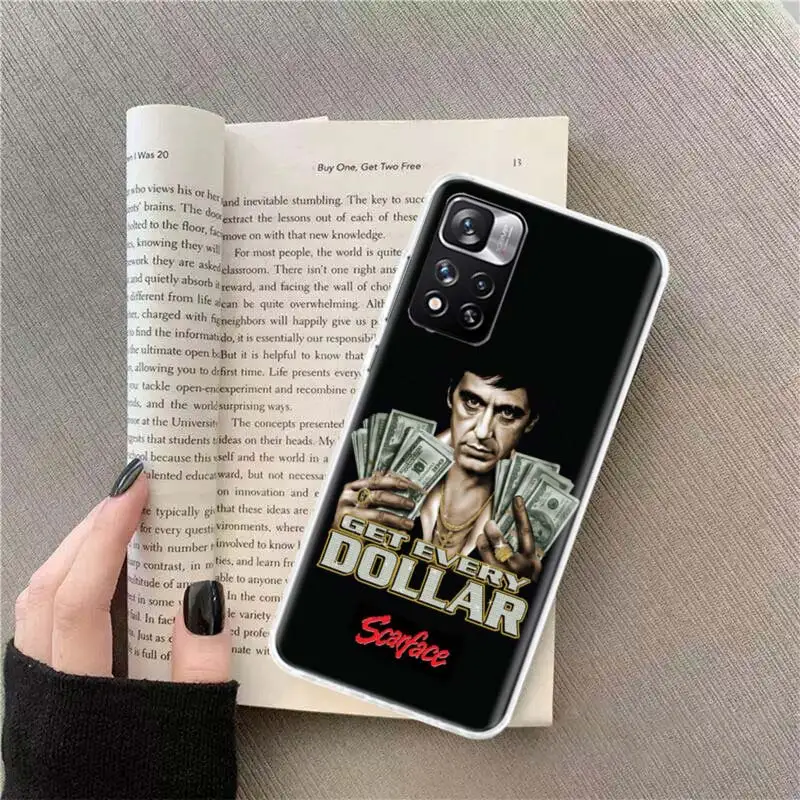 Scarface 1983 Film Al Pacino Movie Phone Case For Xiaomi Mi 13 11T 11 Ultra 11i 12 12T Pro 12X 10T 10 Lite 5G 9 9T 8 5X 6X Cover