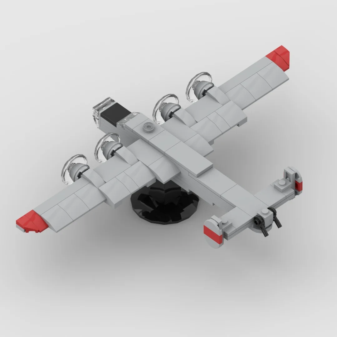 LiberatorBomber MOC Building Blocks B-24 Liberator Bomber a lungo raggio Serie militare Modello di aereo Giocattolo di assemblaggio per ragazzi