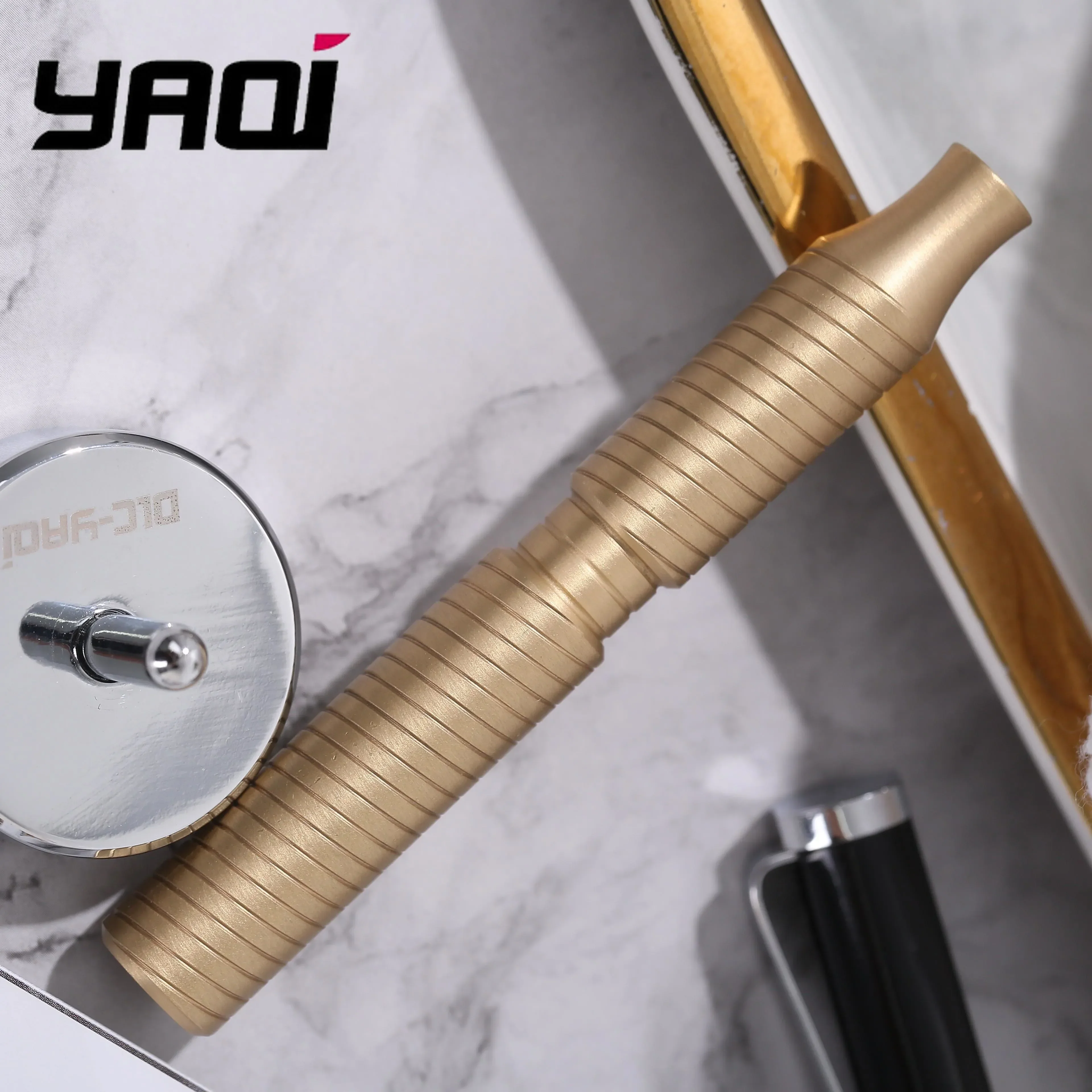 YAQI 88 мм твердая латунная безопасная ручка для бритвы для мужчин