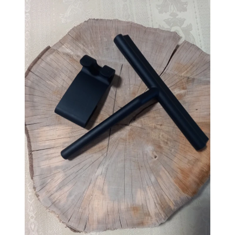Limpador De Vidro Doméstico Com Lâmina De Silicone, Limpador De Espelho Do Banheiro, Gancho De Suporte, Chuveiro De Vidro Do Carro, Rodo De Janela