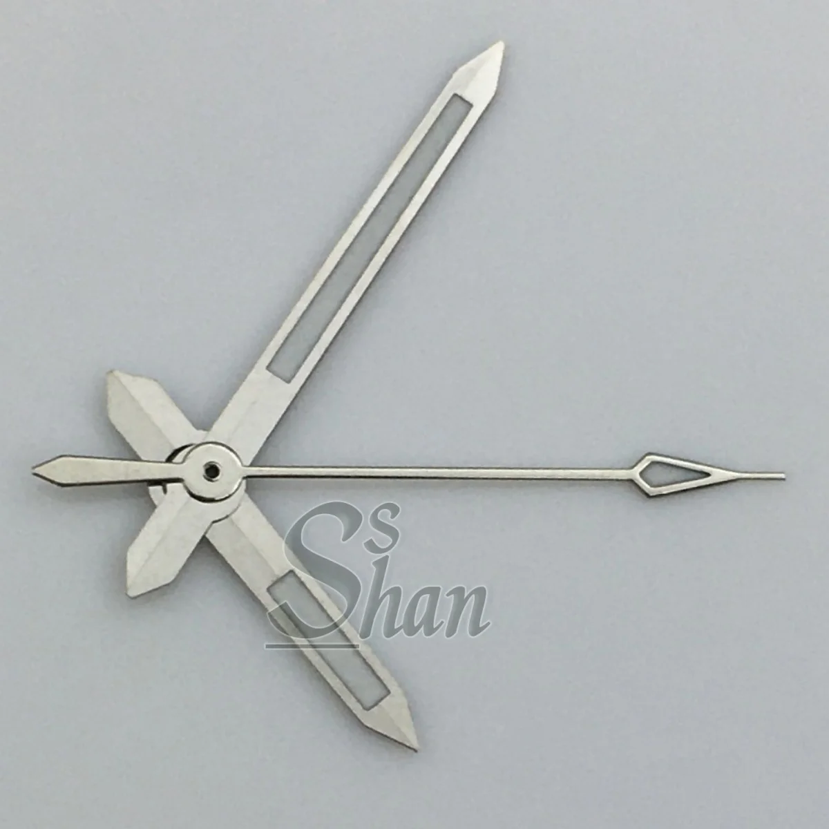 Ponteiros do relógio NH35 dourado e prateado emitem luz verde Substituir as peças dos movimentos NH35 e NH36