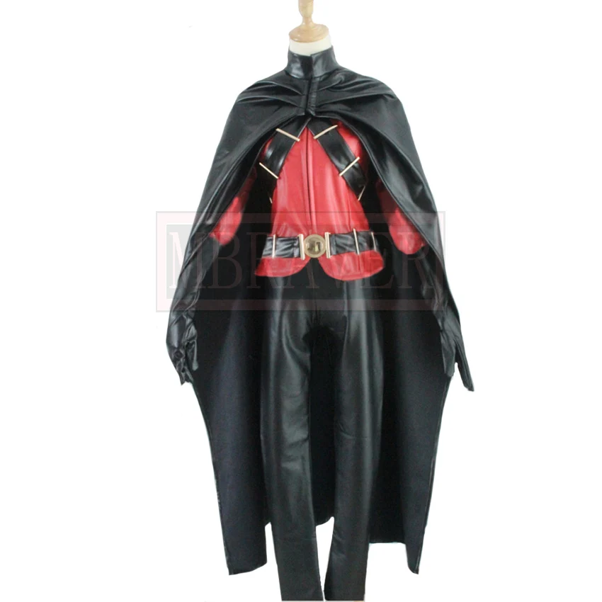 

Superhero Red Robin Tim Drake Damian Timmy Cosplay Superhero Uniform Outfit Costume Halloween Christmas Custom Made Any Size