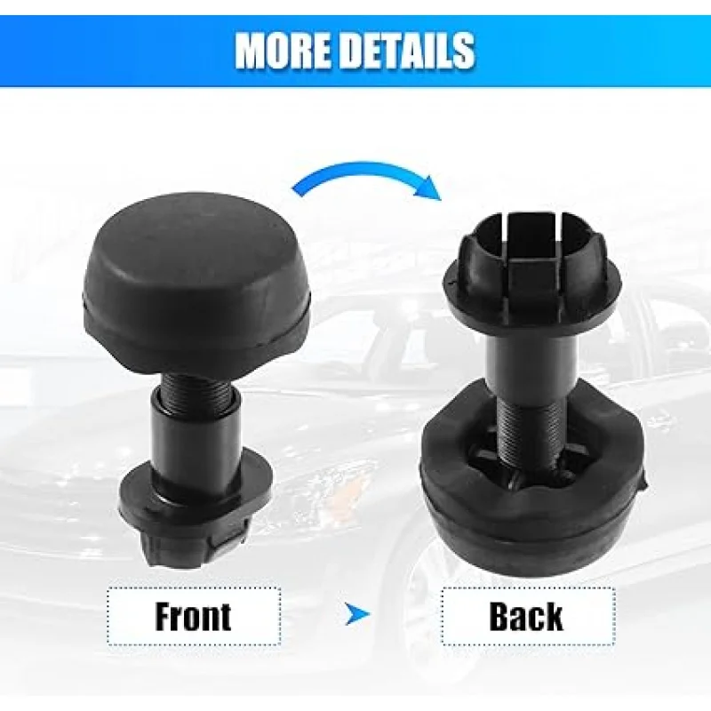 Pieza de repuesto para tapa del motor delantera, 2 uds., para Ford Escape Focus Edge C-Max Transit Connect Lincoln MKC, almohadilla amortiguadora de goma