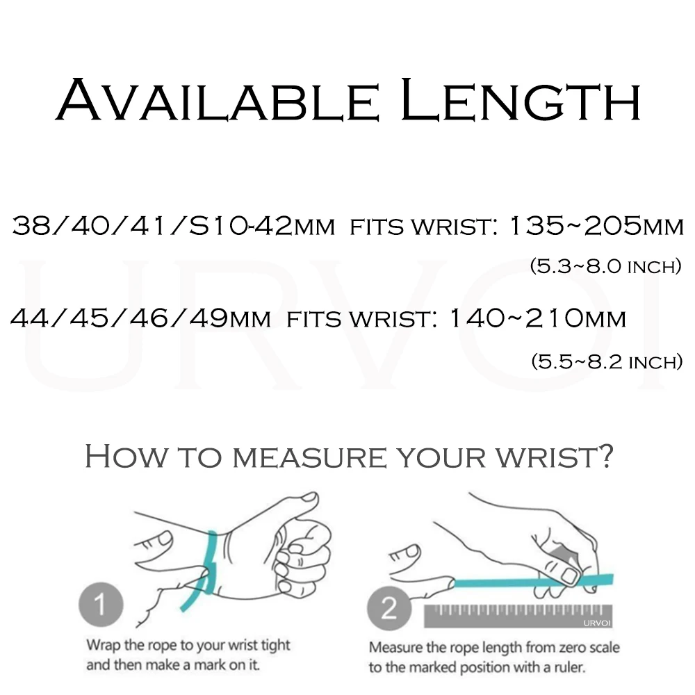 حزام URVOI لساعة Apple Ultra 3 2 سلسلة حزام 11 10 9 87 SE حلقة جبال الألب أسود G-هوك إغلاق بوليستر منسوج لساعة iWatch 49 ملم #4