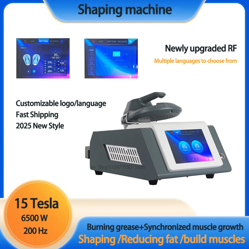 

2025 2 4 5 ручек 15 Tesla Ems для похудения тела RF Портативная машина Ems для скульптурирования тела с RF
