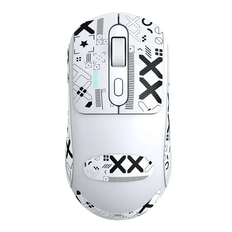 Mouse para jogos sem fio Warvank X8 500mAh TYPE-C recarregável mouse de escritório adequado para computadores portáteis de mesa