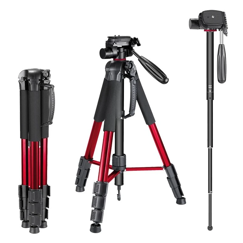 SAB264 Kamerastativ mit Einbeinstativ, SLR Micro-Single Mobile Phone Rocker Arm Stativ