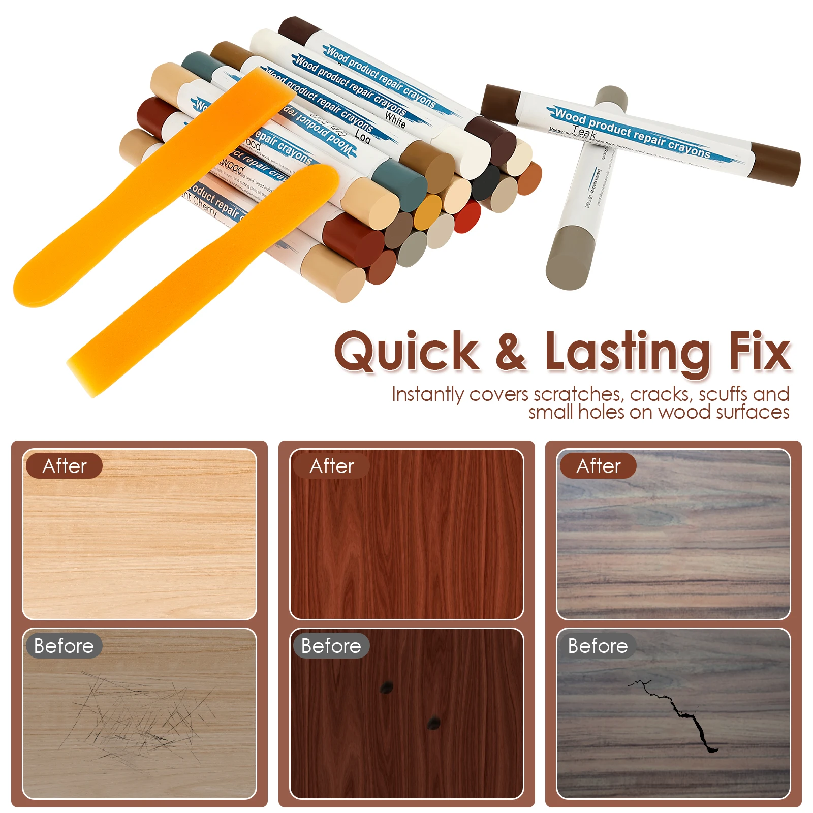 Evrensel 22 Adet Mobilya Tamir - Cabinet Scraper Set incelemesi ve fiyatı