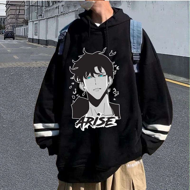 Solo Leveling Arise Print Fashion Streetwear Hoodie Men Women Anime Manga Fan Gift Solo Leveling Sung Jinwoo Trending Clothing