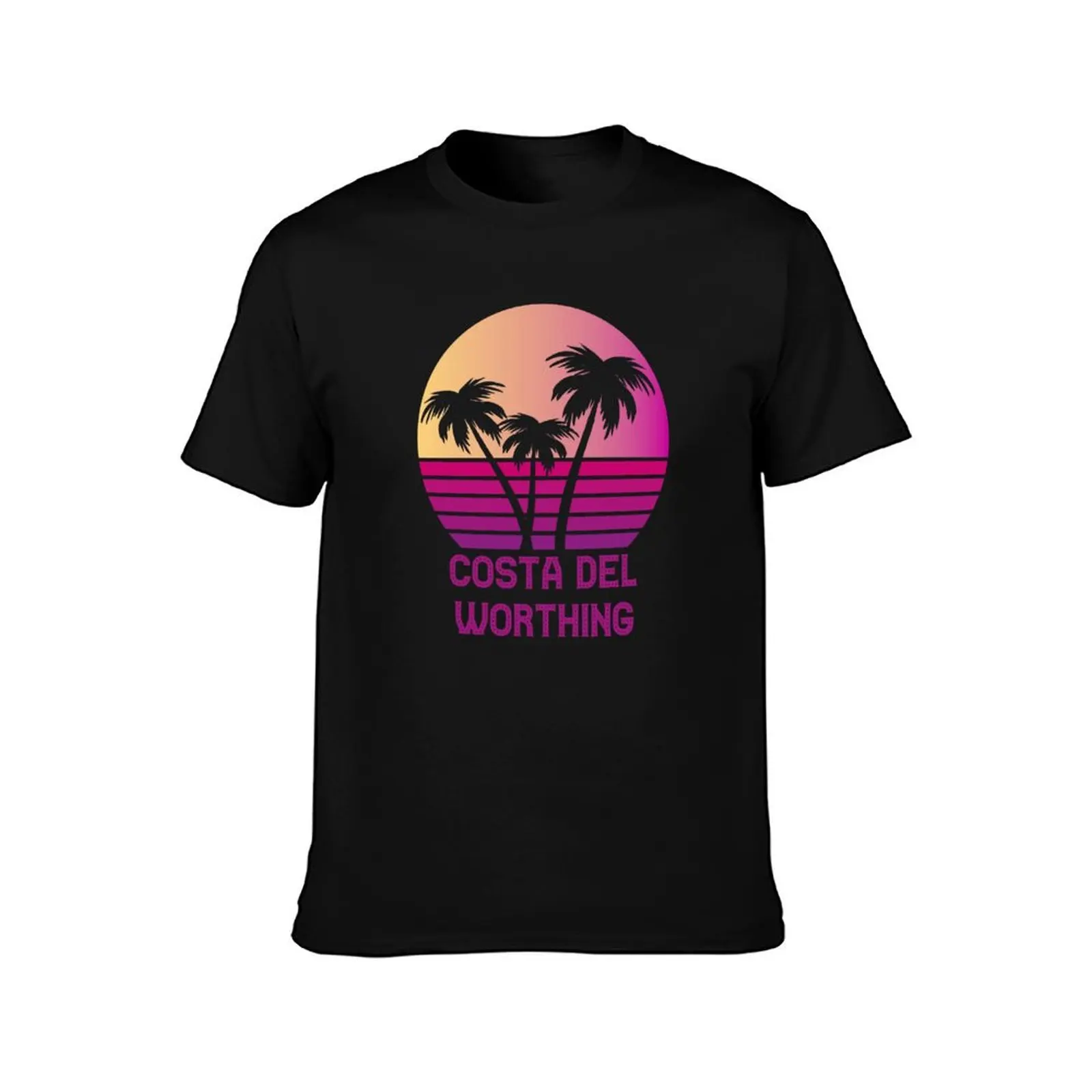 COSTA DEL WORTHING Funny West Sussex Design T-Shirt anime t shirts man clothes men t shirts high quality