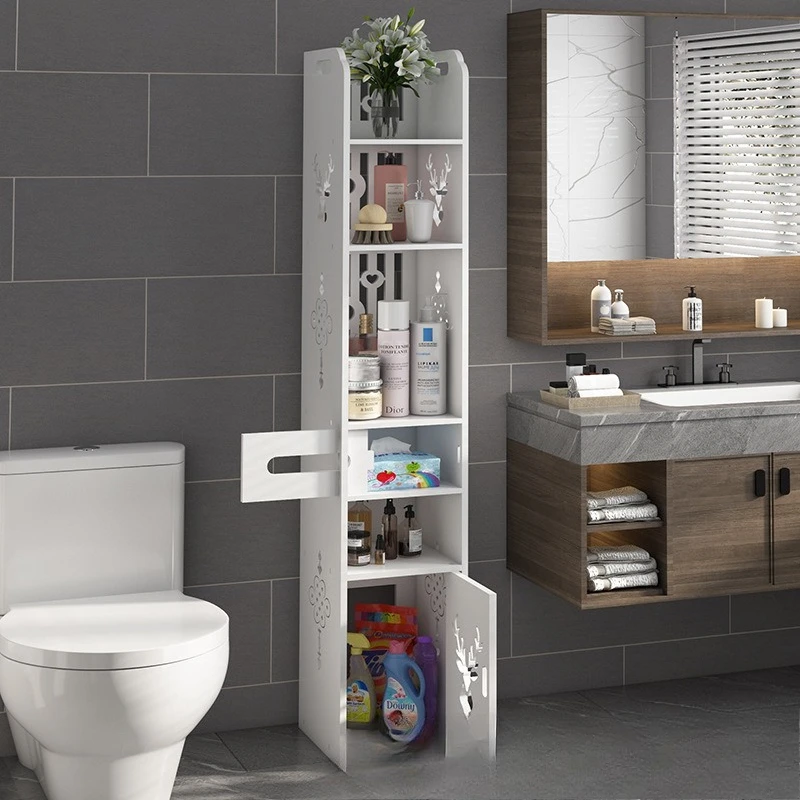 

Toilet Bathroom Shelf Floor-to-ceiling toilet Toilet Countertop Corner Wash Cosmetics Storage Rack