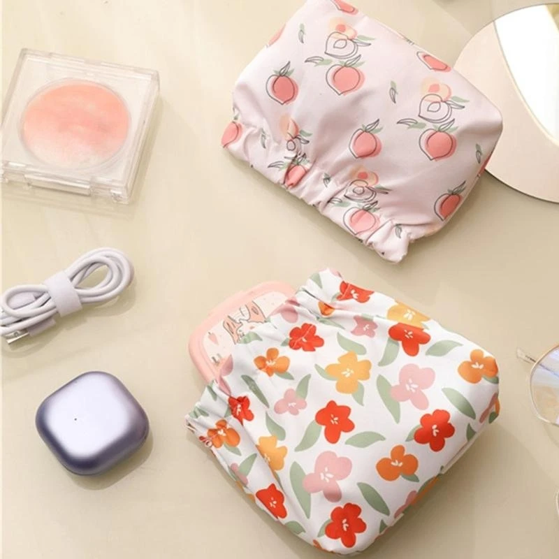 

G5AE Large Capacity Makeup Bag Multifunctional Storage Bag Short Wallets Cosmetic Bag
