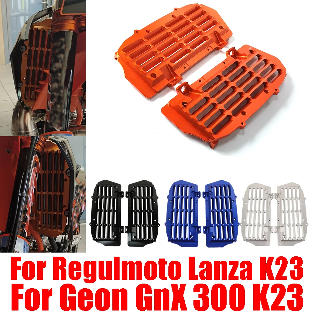 Protetor de Radiador para Motocicleta Geon GnX 300 K23 2024 2025 2026, Compatível com Regulmoto Lanza K23 2024 2025 2026