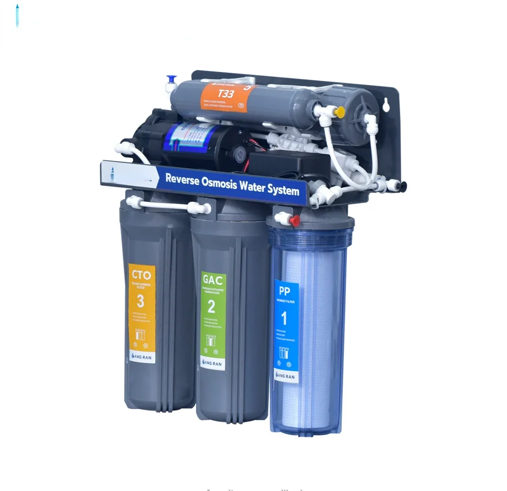 APEC 5 stages gray color home RO purifier water filter system