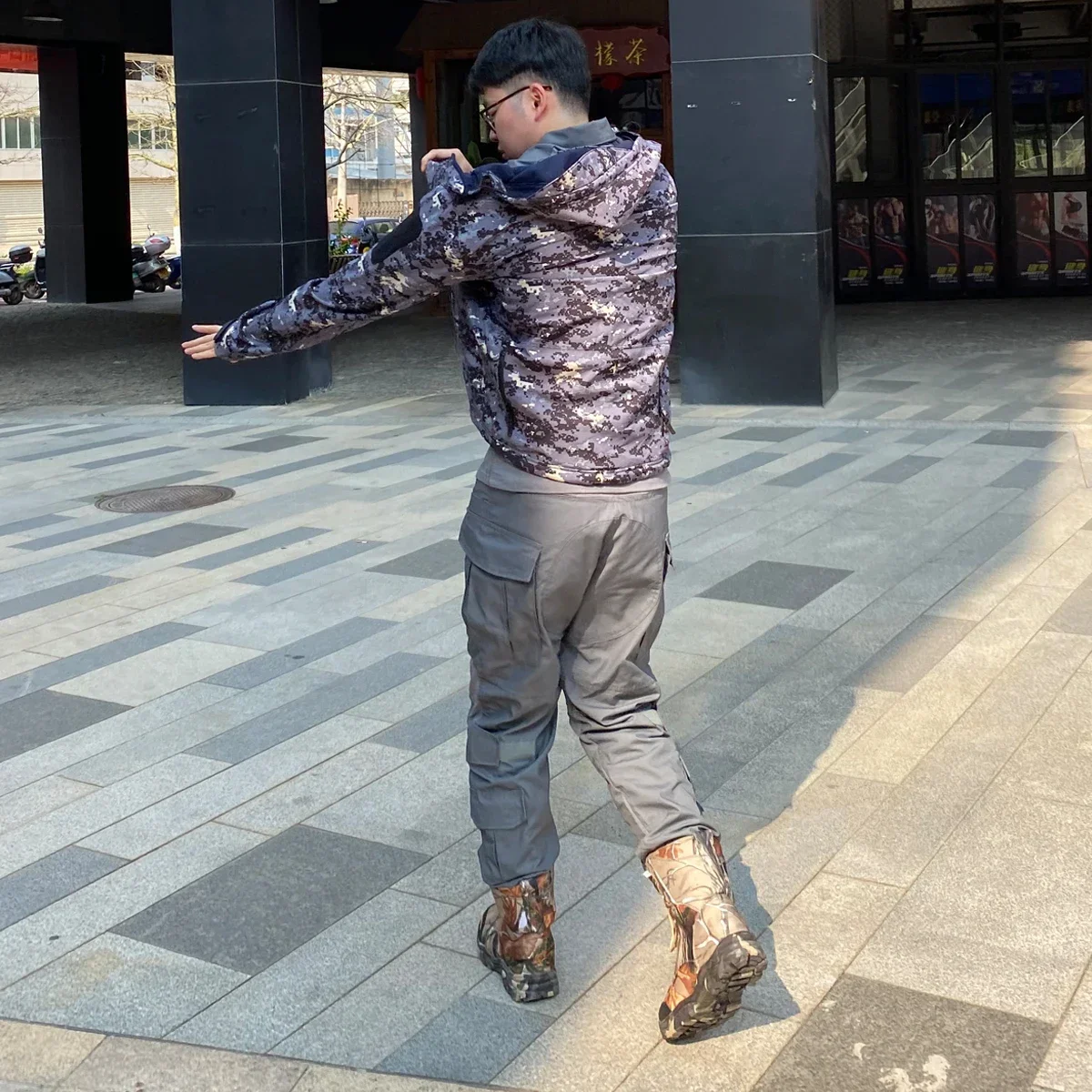 Chaqueta táctica impermeable camuflaje a prueba de viento - imagen 5