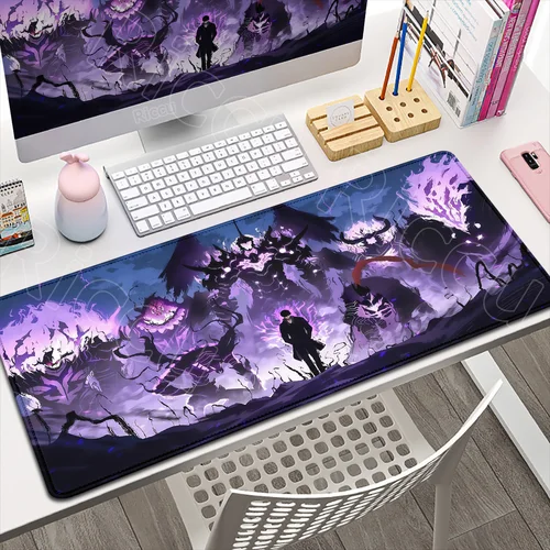 Nuevo papel tapiz genial, alfombrilla de ratón de nivelación individual de Anime, alfombrilla de ratón antideslizante con borde de bloqueo para juegos de ordenador portátil, teclado para juegos, alfombrilla de escritorio para PC