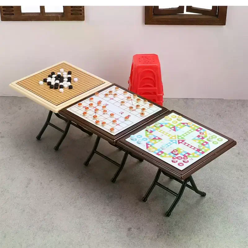 1 Juego de Mini ajedrez Gomoku para casa de muñecas, juguete de simulación, modelo de ajedrez volador en miniatura, accesorios para casa de muñecas, decoración de escritorio