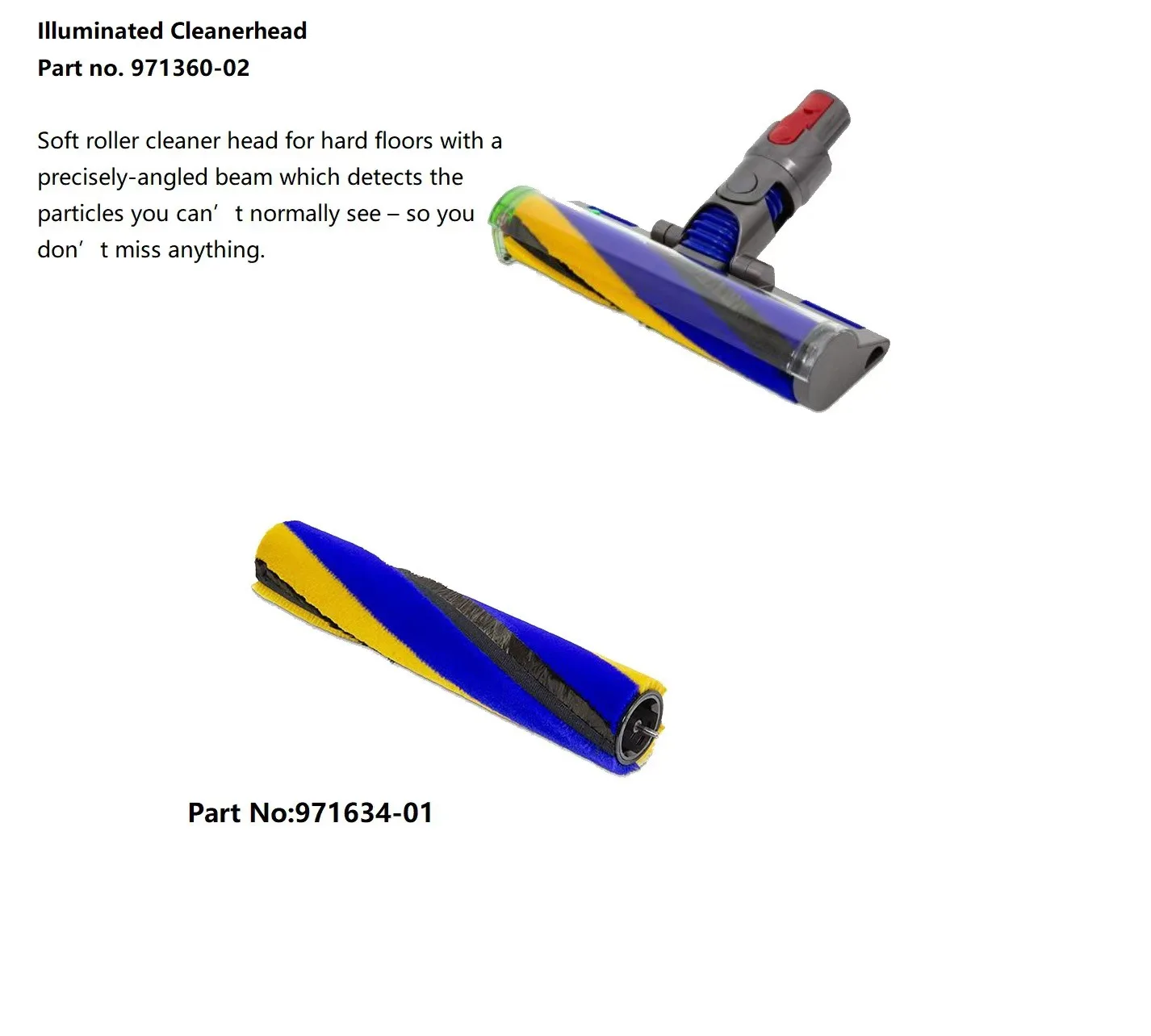 Spazzola a rullo morbida per Dyson V12 rileva Slim V15 rileva Slim V8 Slim V10 Slim aspirapolvere parti di ricambio per spazzole rotanti