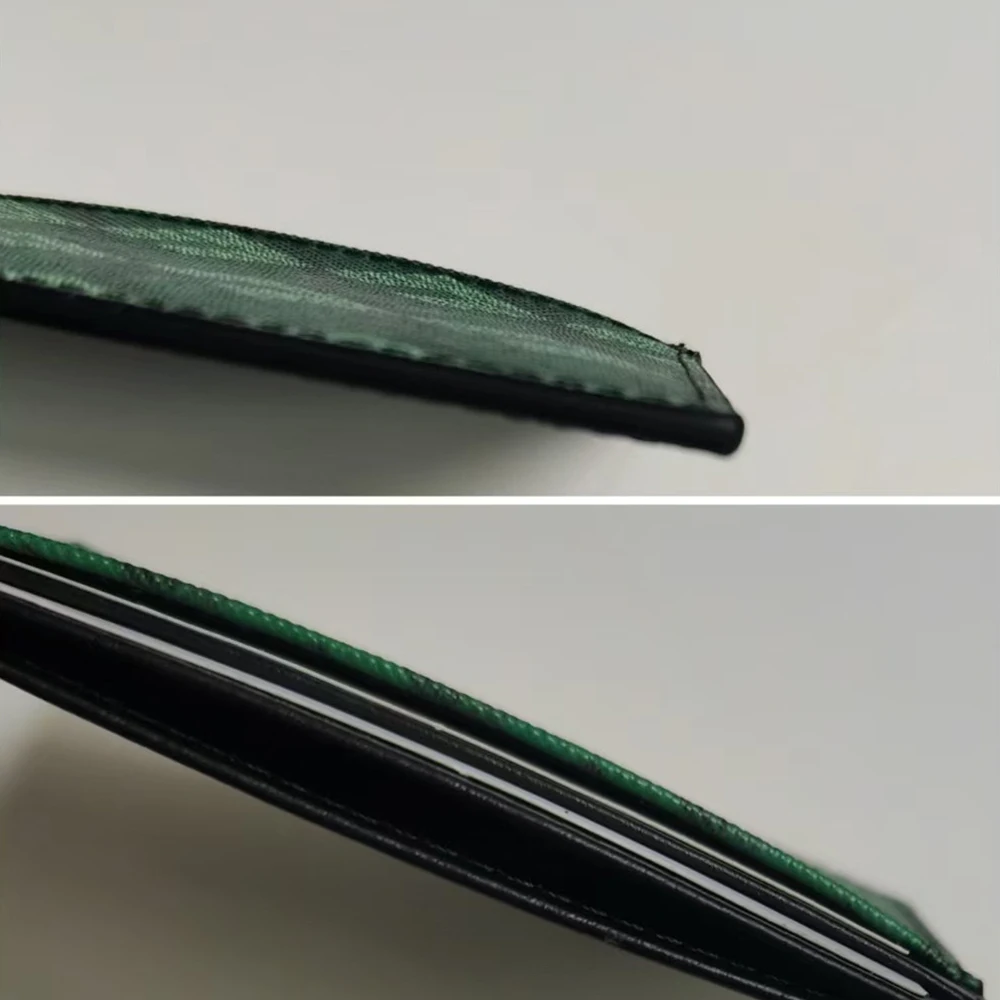 حامل بطاقات من الجلد الطبيعي بنمط ثلاثي الأبعاد، متعدد الوظائف، صغير الحجم للرجال والنساء، محفظة للعملات المعدنية