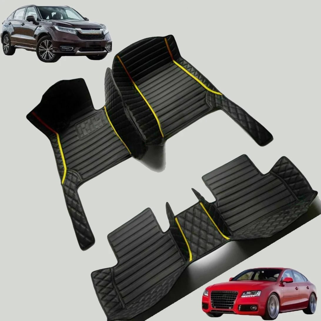 

Водонепроницаемые автомобильные коврики из искусственной кожи на заказ для VW Jetta Bora Vento, автомобильные ковры, аксессуары для ног, подкладки