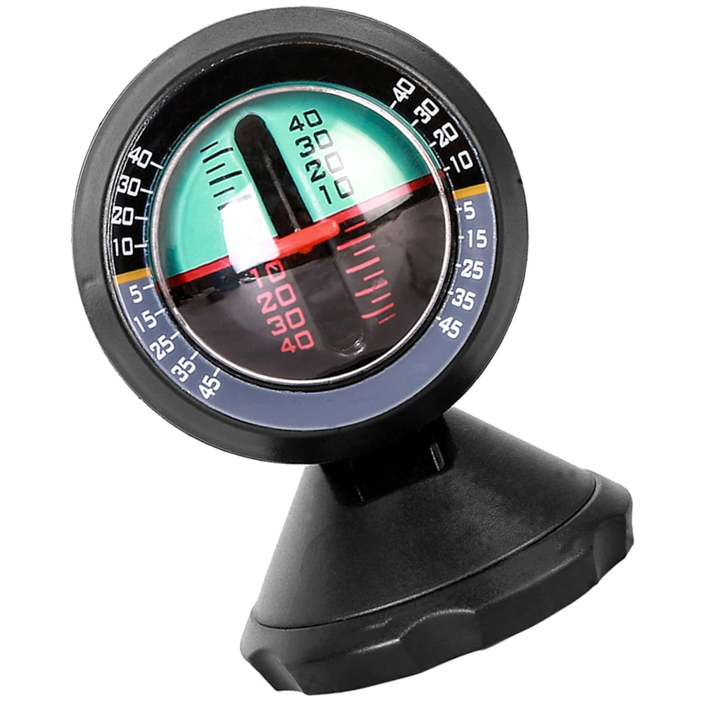 

Car Tilt Gauge Inclinometer Level Meter Vehicle Slope Measuring Tool Outdoor Multi-Functional Slope Gauge Car Inclinometer