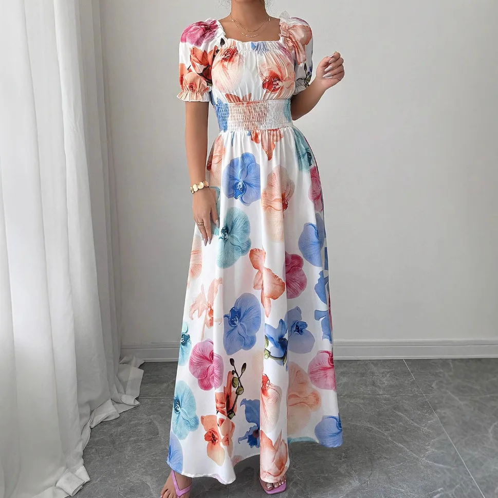 

New Summer Women's Printed Long Dress