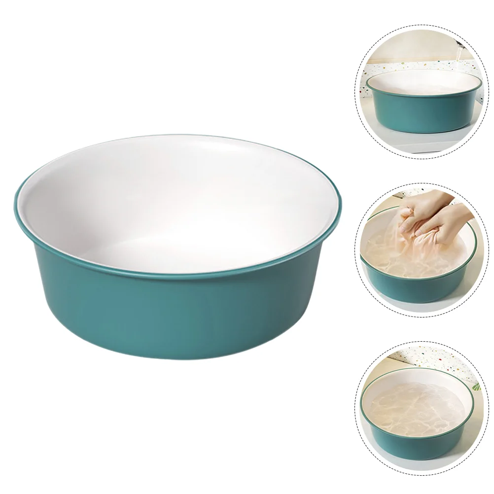 

Footbath Small Round Wash Basin Large Plastic Tub Bathroom Face Clothes Soaking Sink Dish Pan Baby Bathtub Infant