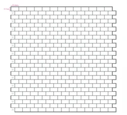 1/6 doll house model furniture accessories mini model 30*30cm white tile sticker/wallpaper