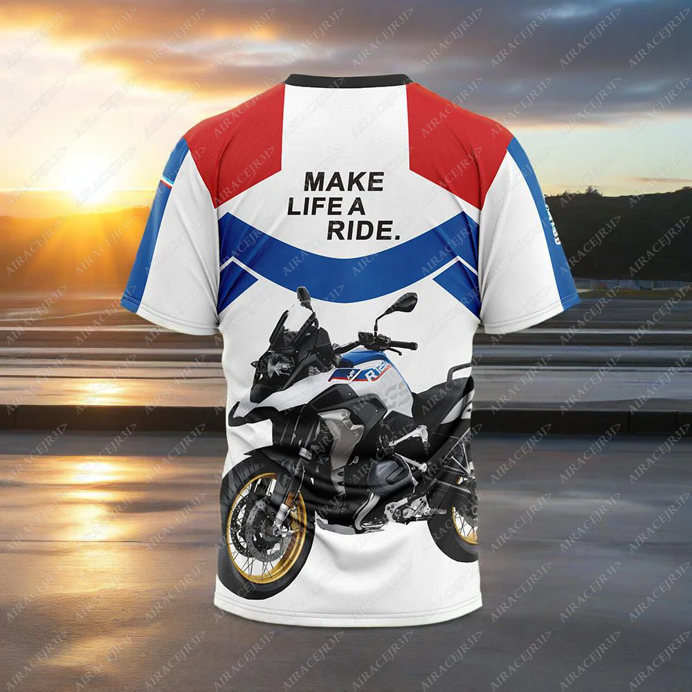 Motorrad For BMW R1250 GS Motorcycle Motorsport Racing Jerseys ADVENTURE Riding Sports Travel T-Shirt Summer Quick Dry