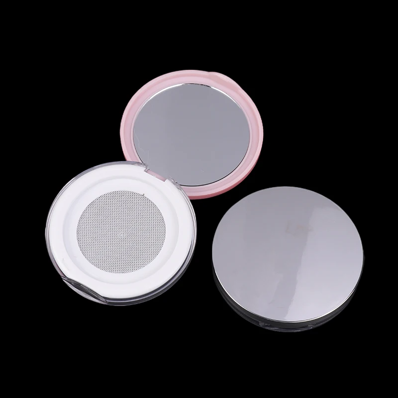 5g Reusable Plastic Empty Powder Case Portable DIY Empty Makeup Container Loose Powder Compact Case With Mirror And Net Sifter