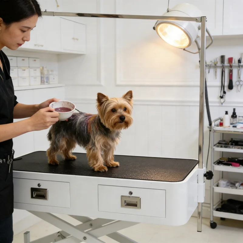 USMILEPET Factory Direct Electric Lift Pet Grooming Table with Drawers Dog Grooming Table for Pet Grooming Salon view 4