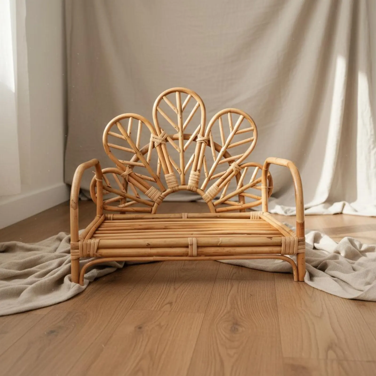 

Плетеная корзина для позирования новорожденных, готовая к использованию, для фотосъемки новорожденных, ручной работы, прочная, для фотографов