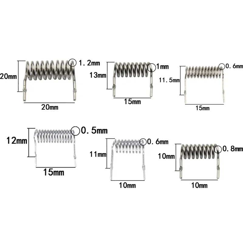5PCS Constantan Resistance Sampling Resistor 100MR 200MR 300MR 500MR 0.1R 0.2R 0.3R 0.5R 10MM 15MM 20MM