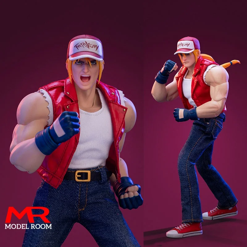 

TUNSHI Studio TS-XZZ-005 1/12 Terry Bogard Double Head Action Figure 15.5cm Male Soldier Full Set Collectible Model Toy
